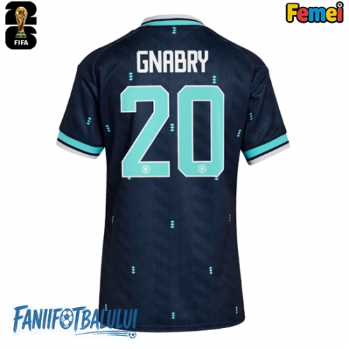 Germania Serge Gnabry #20 Echipament de Fotbal Replică Mondial 2026 Femei Deplasare Germania Serge Gnabry #20 Echipament de Fotbal Replică Mondial 2026 Femei Deplasare